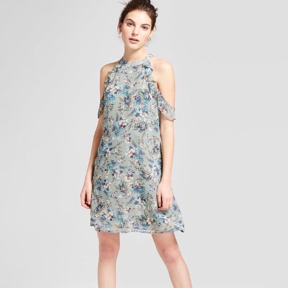 Xhilaration ruffle sleeve dress - Picture 1 of 8